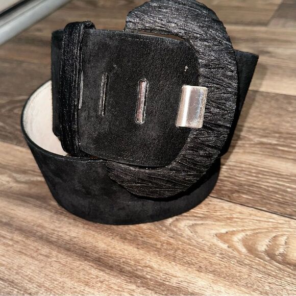 STEVEN suede half moon jacquard buckle - Picture 3 of 6